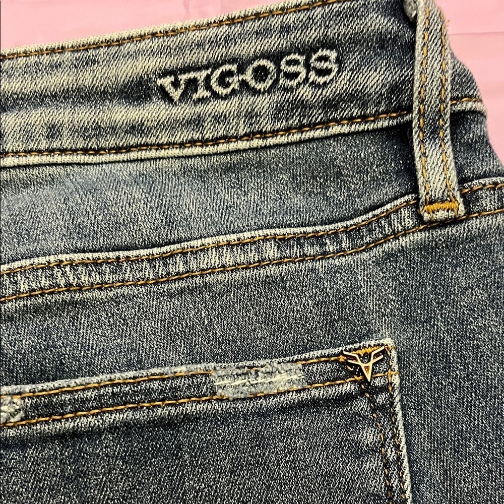 Vigoss Women's Dark Blue Skinny Jeans Size 14 - Picture 5 of 11